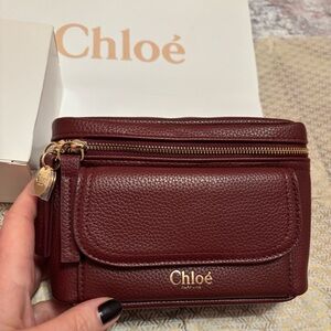 CHLOÉ LEATHER COSMETIC / TRAVEL BAG